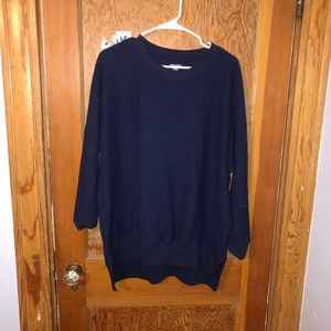 Aerie Fleece Sweatshirt Navy